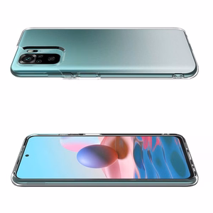 Suojakuori Xiaomi Redmi Note 10 / 10S:lle - kirkas 2 mm Box läpinäkyvä