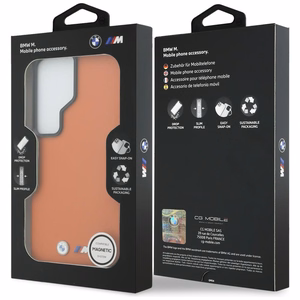 BMW M Metal Logo MagSafe Suojakuori Samsung Galaxy S26 Ultra:lle - oranssi