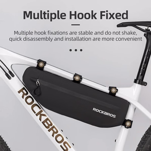 Rockbros AS-043 Velcro-polkupyörälaukku, 3l - musta