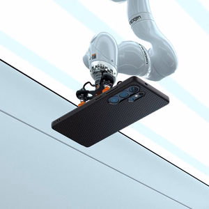 Spigen Liquid Air suojakuori Samsung Galaxy S25 Ultra -puhelimelle matta musta