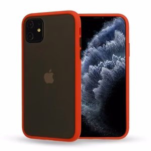 Vennus Color Button Bumper Samsung Galaxy A20S:lle punainen