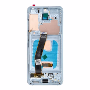 LCD-näyttö SAMSUNG S20 4G sininen SOFT OLED kehyksellä