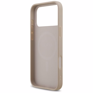 Guess 4G Printed Stripes MagSafe-suojakuori iPhone 17 Pro Max:lle - vaaleanpunainen