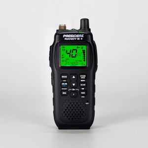 President Randy III Plus ASC AM/FM kannettava CB-radio musta