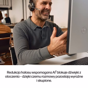 HP Poly Mission 825 USB langallinen kuulokemikrofoni