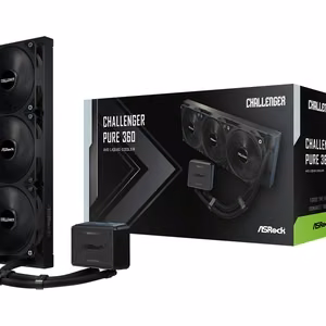 Asrock Challenger Pure 360 prosessorin nestejäähdytyspaketti 12 cm musta