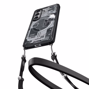 Spigen Ultra Hybrid Mag MagSafe Case for Samsung Galaxy S26+ Zero One - Clear Black