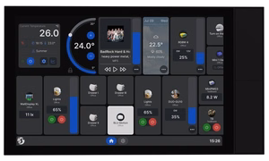 Ohjauspaneeli 10,1 tuuman Shelly Wall Display XL WiFi/BLU (musta)