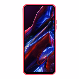 Camshield Soft Suojakuori Xiaomi Redmi Note 12 5G / Poco X5:lle - vaaleanpunainen