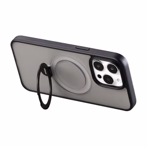 Joyroom JR-BP004 Magneettinen suojakotelo ja pidike iPhone 15:lle (musta)
