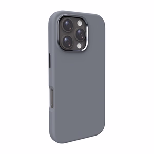 Puro Icon Mag Pro MagSafe Silikoninen Suojakuori iPhone 16 Pro Maxille - tummanharmaa