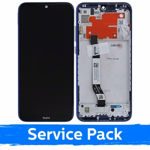 LCD Display Compatible With Xiaomi Redmi Note 8T with Frame Starscape Blue (Service Pack)