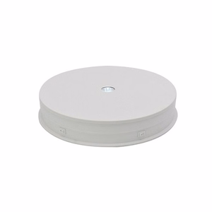 LED-pyörivä näyttöteline, pyöreä 30 cm, valkoinen