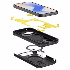 Spigen Tough Armor Mag MagSafe -suojakuori Google Pixel 10A:lle - musta