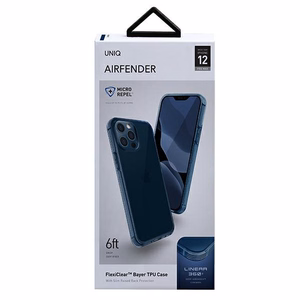 Uniq Air Fender kotelo iPhone 12 Pro Max - sininen