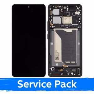 Xiaomi Poco F7 Ultra -yhteensopiva LCD-näyttö kehyksellä / musta / (huoltopakkaus)