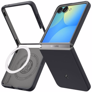 Spigen Nano Pop MagSafe case for Samsung Galaxy Z Flip8 – black and grey