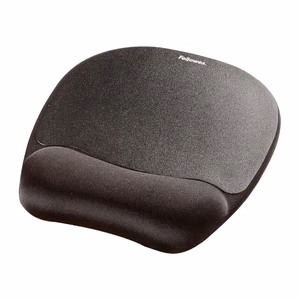 Fellowes black memory foam mouse pad 9176501