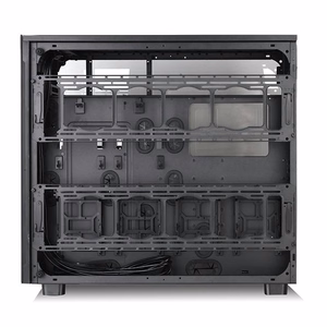 Thermaltake View 91 TG RGB -tietokonekotelo, Ultra Tower, musta