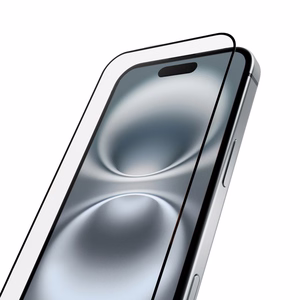 Puro Frame Tempered Glass with frame for iPhone 16 Plus