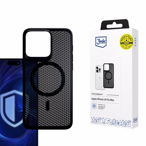 3mk COOLing MagCase suojakuori Apple iPhone 14 Pro Max:lle - musta