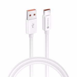 Kaapeli USB A - USB C Forcell F-Energy QC4.0 3A 66W 1 m C336 valkoinen