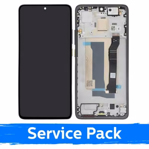 Xiaomi Poco X7 Pro 5G -yhteensopiva LCD-näyttö kehyksellä / keltainen / (huoltopakkaus)