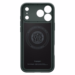 Spigen Thin Fit Mag Magsafe Suojakuori iPhone 17 Pro:lle Abyss Green