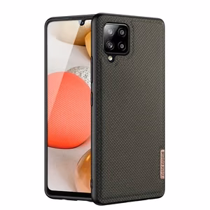 Dux Ducis Fino case covered with nylon material for Samsung Galaxy A42 5G green