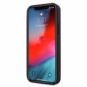 Ferrari FEHQUHCP12LBK iPhone 12 Pro Max 6.7" musta/musta kovakotelo Off Track Quilted