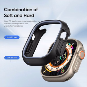 Dux Ducis BAMO suojakuori Apple Watch Ultra / Ultra 2 49 mm keskiyönharmaa