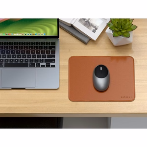 SATECHI vegan leather mouse pad ST-LMPN brown