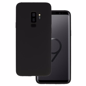 Silicone Lite Suojakuori Samsung Galaxy S9 Plus - musta