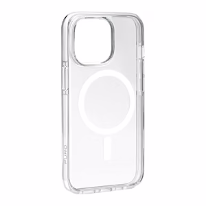 Puro Lite Mag Pro MagSafe Silikoninen Suojakuori iPhone 15 Pro Maxille - läpinäkyvä