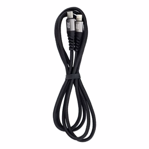 Kaapeli USB C - Lightning Blue Star 2,4A punottu 1,2 m TFK-DC-003 musta