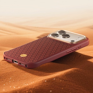 Punainen Benks Magnetic Armor Pro Armor Grid 600D kevlar- ja metallikehyksinen suojakuori (C.K.FL.AP.RD.B072) malleihin iPhone 18 Pro / iPhone 17 Pro Camera Control -painikkeella