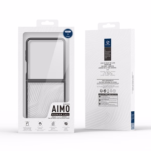 DUX DUCIS suojakuori AIMO Samsung Z Flip7:lle (Full Window -versio) musta