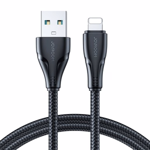 Joyroom Surpass Series A11 USB-A / Lightning 2.4A kaapeli 2m - musta