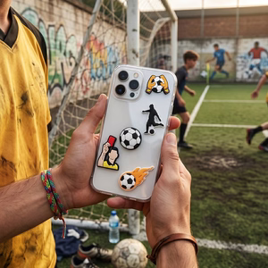 3D tarra Football 5 kpl setti