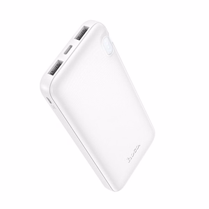 HOCO J128 -varavirtalähde 10000 mAh 2A, valkoinen