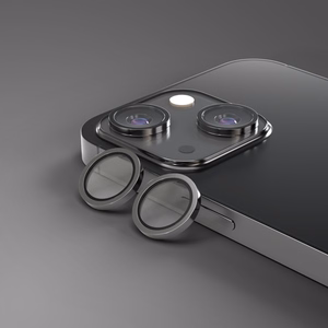 Etteri kameran linssin suoja iPhone 13 / 13 Mini musta