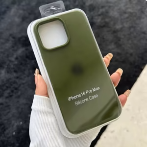 Puhelimen suojakuori Silicone Plastic Pack Apple iPhone 12 vihreä (pakkauksessa)