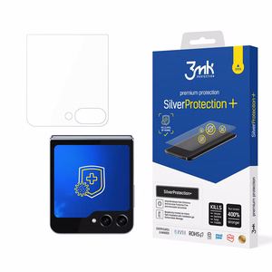 Samsung Galaxy Z Flip 5 (Front) – 3mk SilverProtection+ puhelimen näytönsuoja