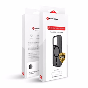 Suojakuori Samsung S25 PLUS:lle Forcell F-Protect Levels Dual Layer 4D MagSafe-yhteensopiva Military Drop-Test smoky black