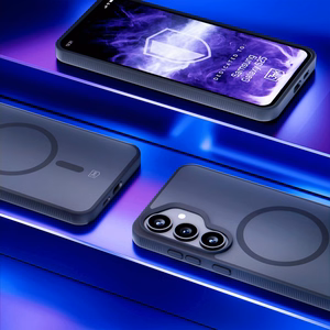 3mk Smoke MagCase Samsung Galaxy S25:lle - musta