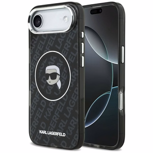 Karl Lagerfeld IML Karl Head Logo MagSafe -suojakuori iPhone 17 Air -mallille, musta