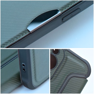 Razor Book -suojakuori Samsung Galaxy A37 5G tummanvihreä