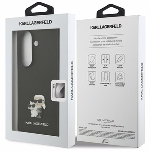 KARL LAGERFELD suojakuori Samsung Z Fold7 KLHCZFD7SAPKCNPK (Saffiano KC PIN) musta
