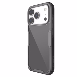 Nillkin Nature TPU Pro Suojakuori iPhone 17 Pro:lle - Puoliläpinäkyvä musta