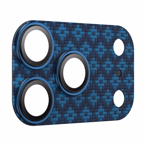 Benks Tempered glass Armor Warrior Lens (BE69) for Iphone 17 Pro ArmorGrid blue (camera island)